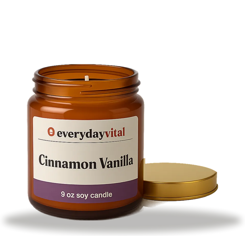 EverydayVital Cinnamon Vanilla Candle