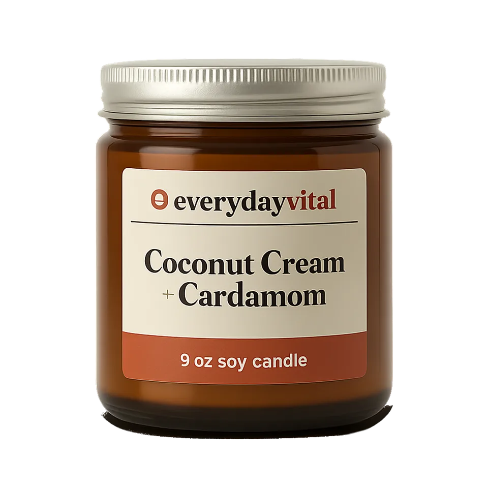 EverydayVital Coconut Cream + Cardamom Candle